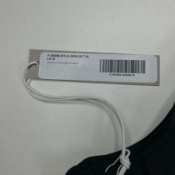 Everlane Thigh-High Bikini Bottom & Scoop-Neck Bikini Top Black Women Small NWT - Picture 12 of 15